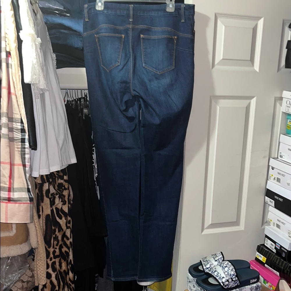 Chico's Classic Blue Skinny Jeans - Picture 2 of 4